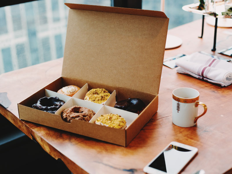o que comer nos Estados Unidos - café e donut