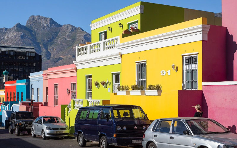 Casas coloridas de Bo-Kaap