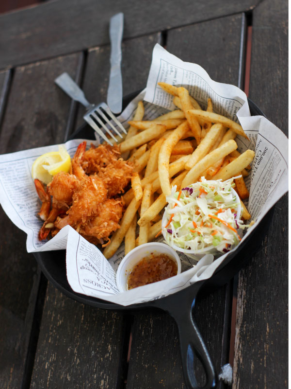 alimentação tipica australia - fish and chips