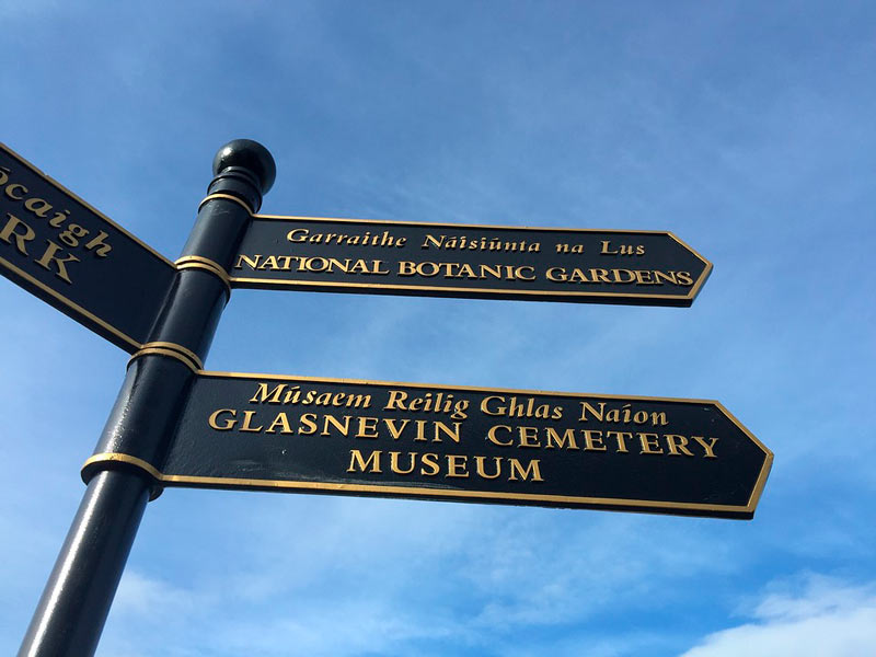 curiosidades sobre a Irlanda - duas línguas oficiais