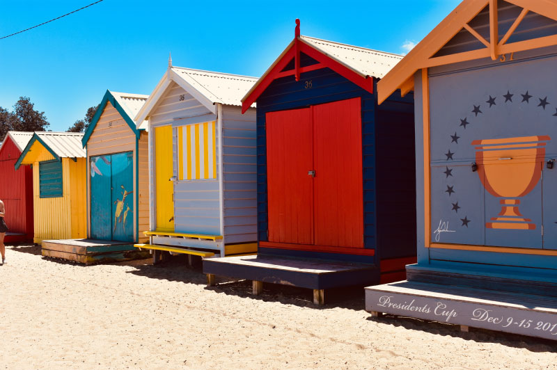intercâmbio em melbourne - brighton beach