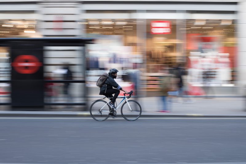 bicicleta no intercâmbio em Londres